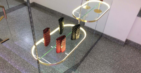 полки с подсветкой магазин бабочка